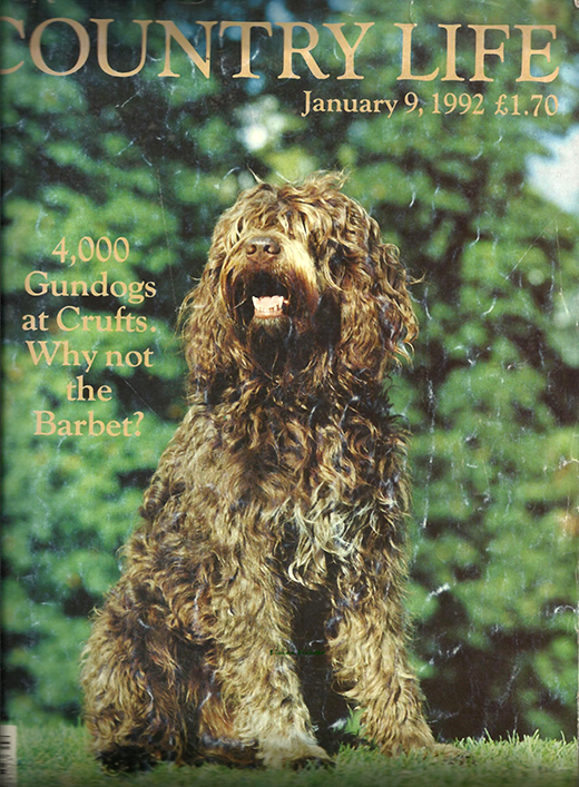 Barbet Lynx på omslagsidan till Country Life, 1992